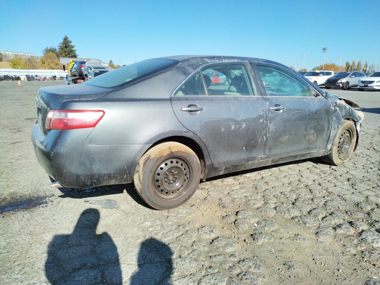 2007 Toyota Camry VIN 4T1BE46K47U606961 Copart auction photo, all over damage thumbnail 3