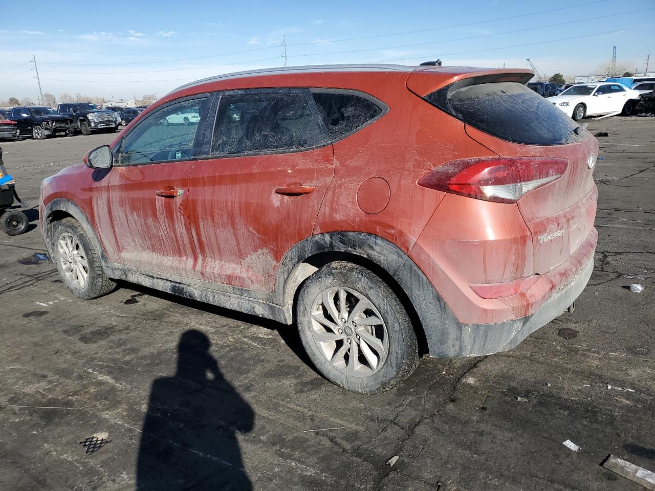 2016 Hyundai Tucson VIN KM8J3CA43GU066460 Copart auction photo, front end damage thumbnail 2