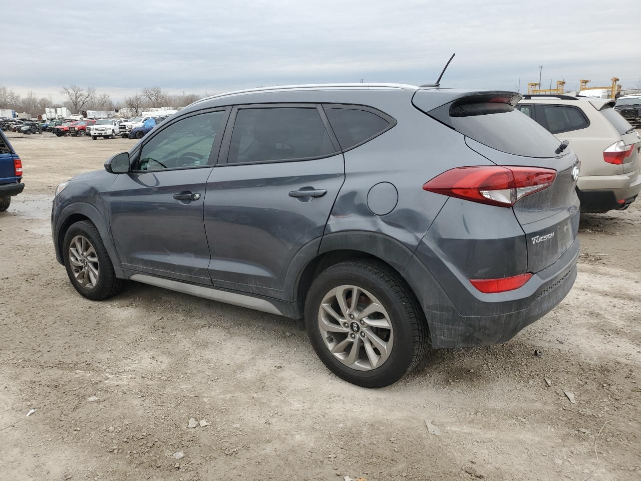 2017 Hyundai Tucson VIN KM8J3CA41HU402446 Copart auction photo, all over / mechanical damage thumbnail 2