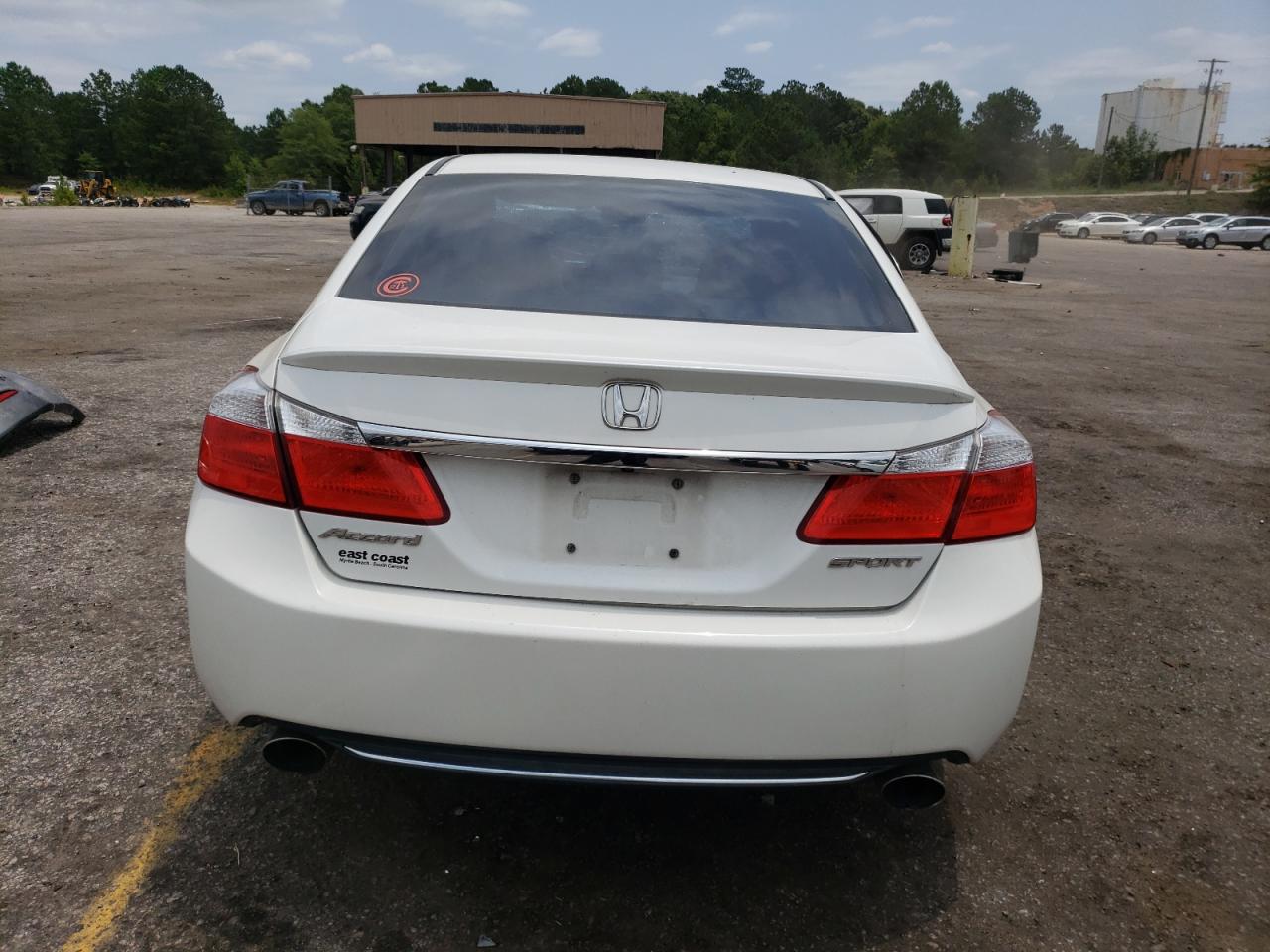 2014 Honda Accord VIN 1HGCR2F56EA133611 Copart auction photo, all over damage thumbnail 6