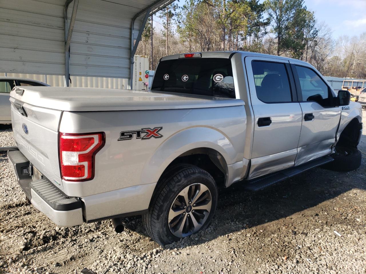 2019 Ford F-150 VIN 1FTEW1CP9KFB24660 Copart auction photo, side / front end damage thumbnail 3