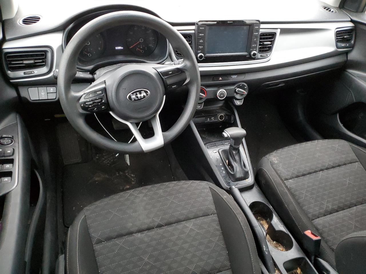 2020 KIA Rio VIN 3KPA24AD3LE286123 Copart auction photo, all over damage thumbnail 8