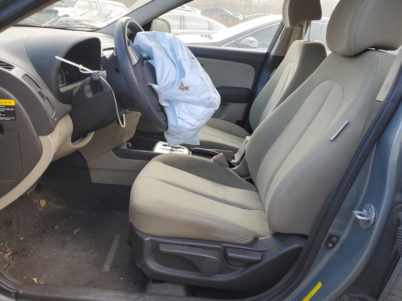 2010 Hyundai Elantra VIN KMHDU4AD6AU904911 Copart auction photo, front end damage thumbnail 7