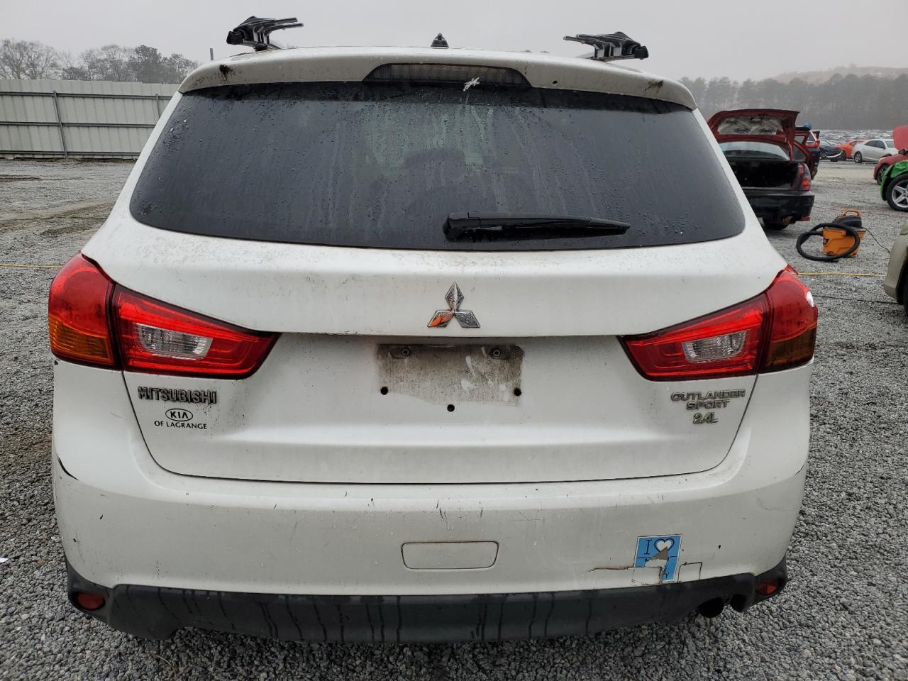 2015 Mitsubishi Outlander VIN 4A4AP3AW4FE038386 Copart auction photo, all over damage thumbnail 6