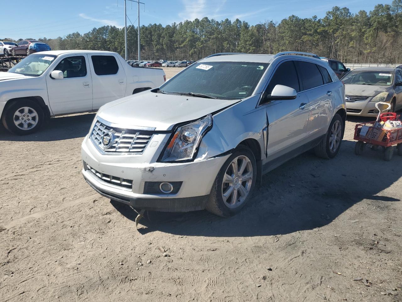 2013 Cadillac SRX VIN 3GYFNDE32DS607838 - Copart auction photo
