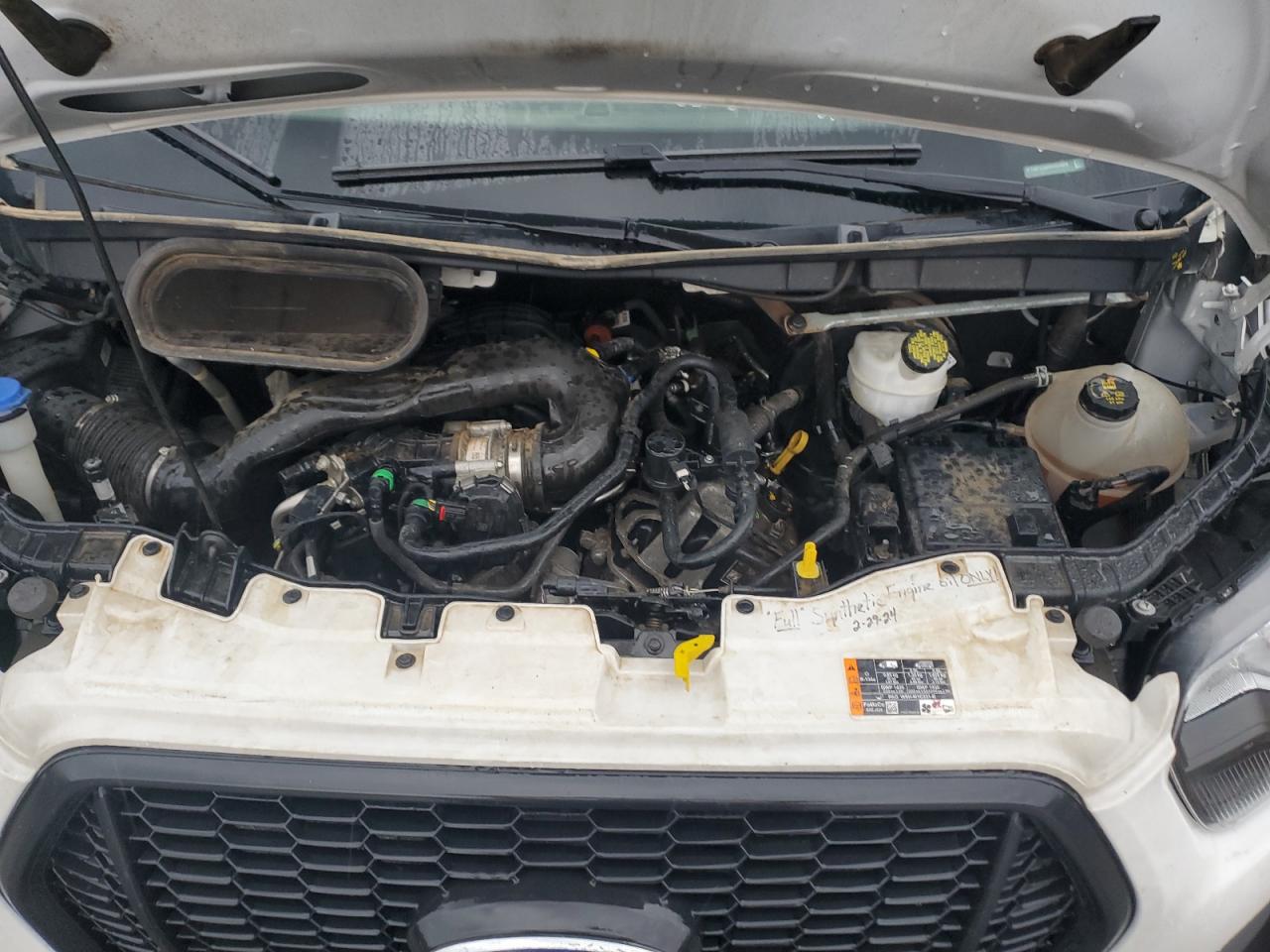 2022 Ford Transit VIN 1FTBR1C89NKA66564 Copart auction photo, rear end / minor dent/scratches damage thumbnail 12