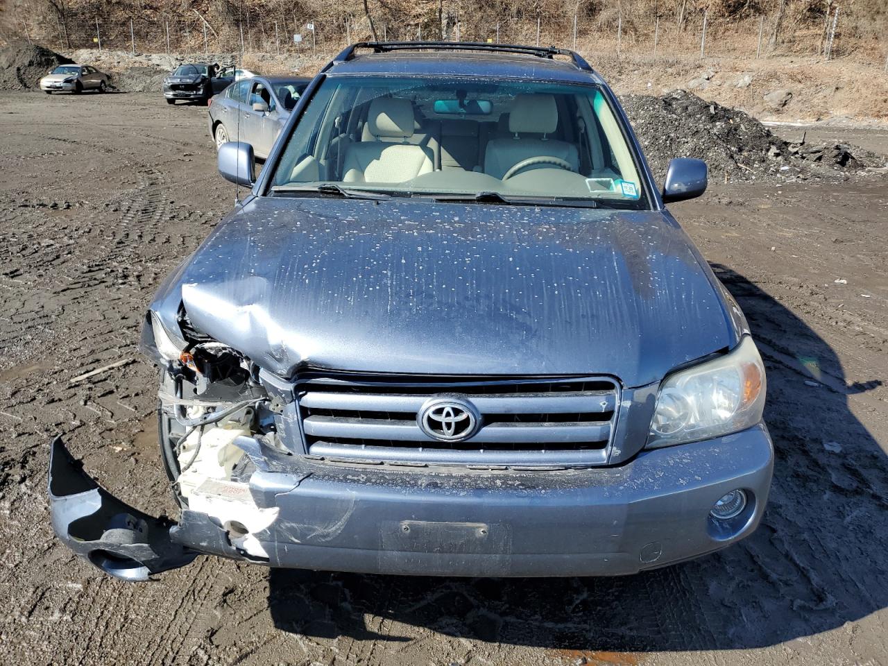 2006 Toyota Highlander VIN JTEEP21A360146059 Copart auction photo, front end / minor dent/scratches damage thumbnail 5