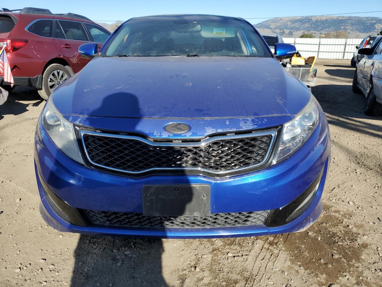 2013 KIA Optima VIN 5XXGR4A6XDG191641 Copart auction photo, side / undercarriage damage thumbnail 5