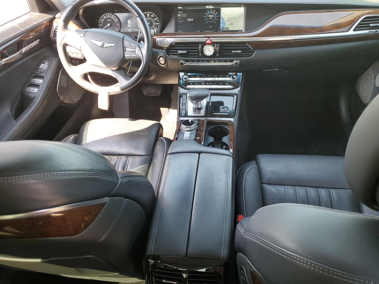 2019 Genesis G90 VIN KMTF54JH4KU061677 Copart auction photo, front end damage thumbnail 8