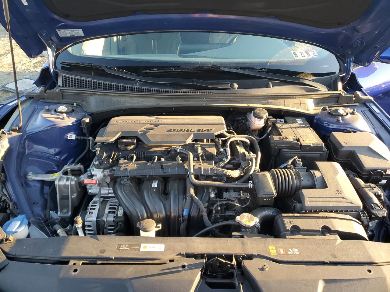 2023 Hyundai Elantra VIN KMHLS4AG3PU423308 Copart auction photo, front end damage thumbnail 12