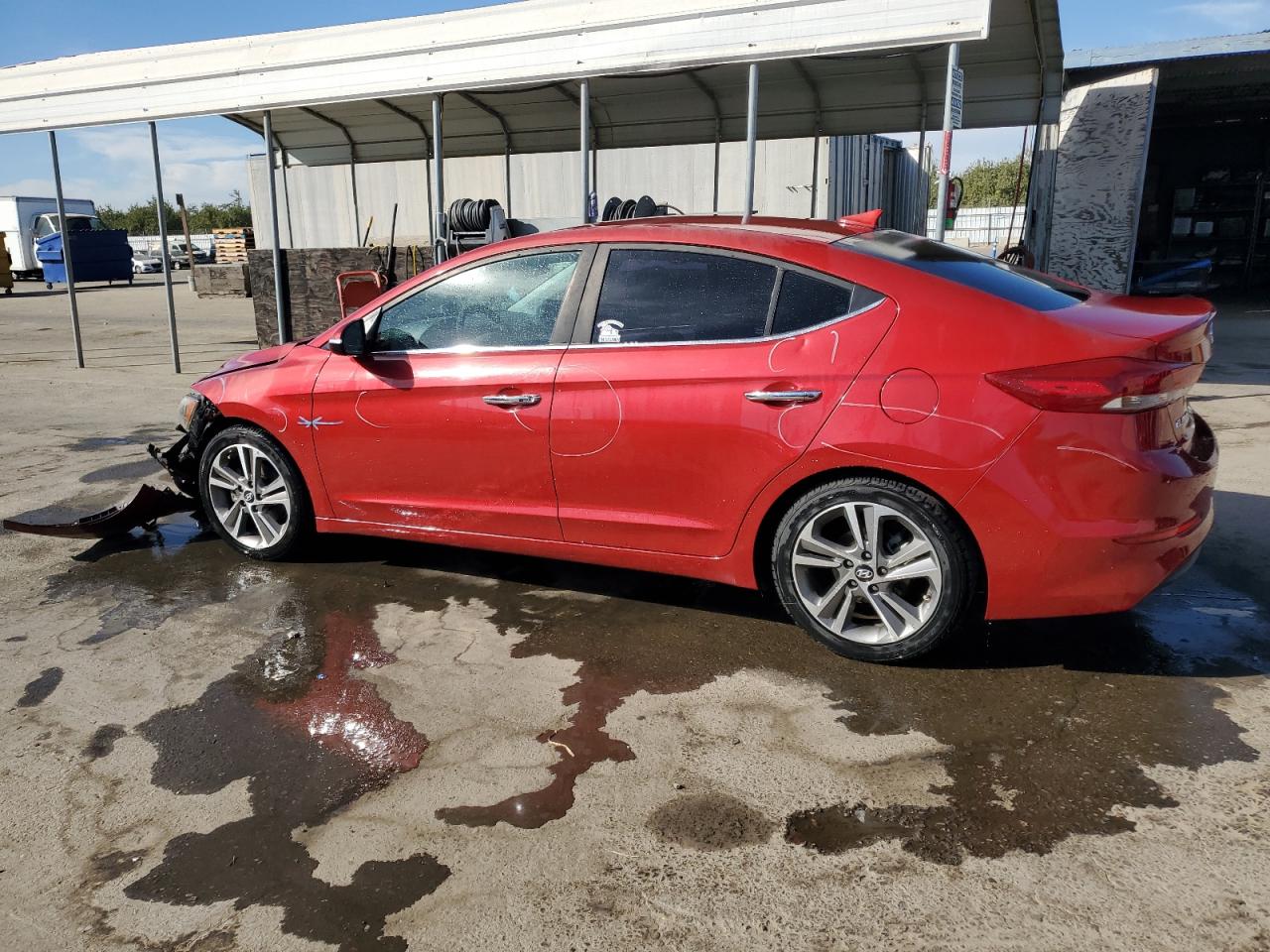2017 Hyundai Elantra VIN 5NPD84LF7HH064813 Copart auction photo, front end damage thumbnail 2