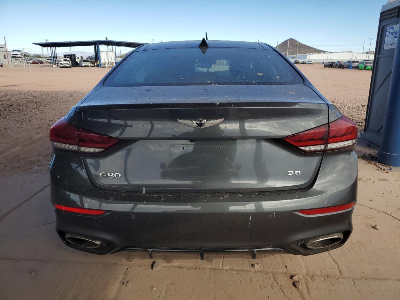 2020 Genesis G80 VIN KMTFN4JE0LU334878 Copart auction photo, front end damage thumbnail 6
