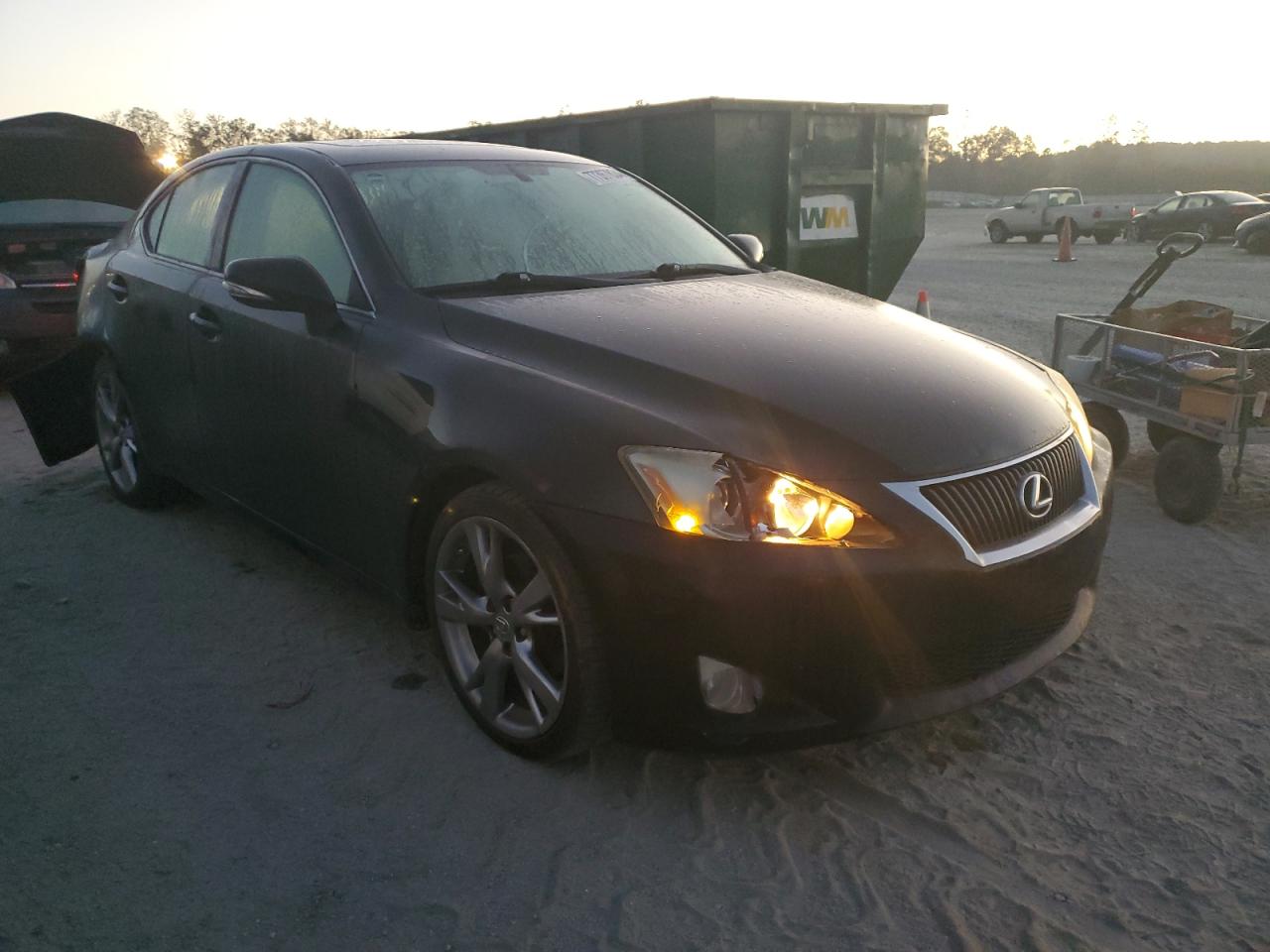 2009 Lexus IS VIN JTHBK262892086276 Copart auction photo, rear end damage thumbnail 4