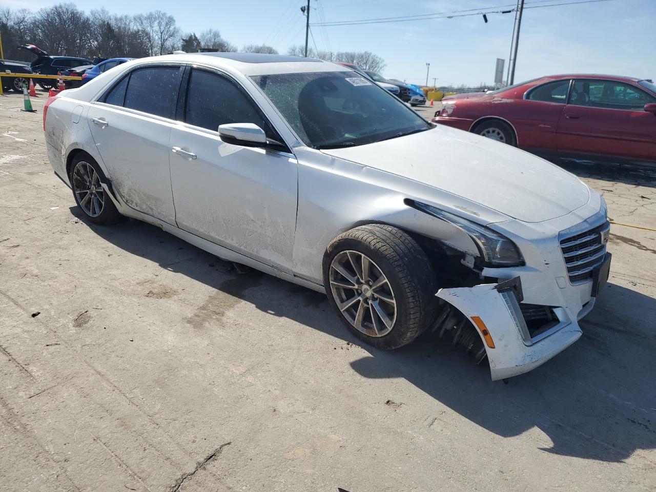 2017 Cadillac CTS VIN 1G6AR5SS3H0146350 Copart auction photo, front end / undercarriage damage thumbnail 4
