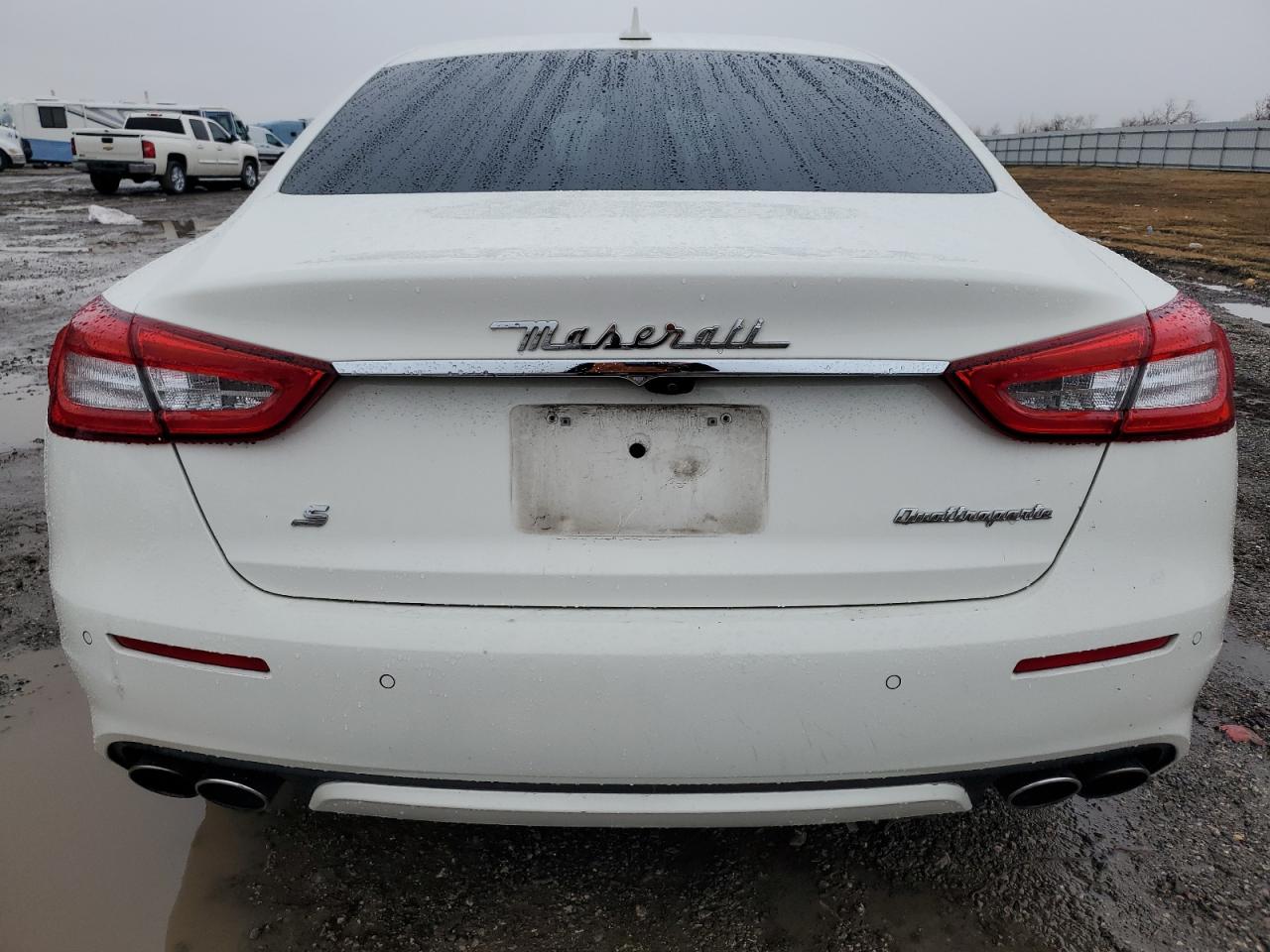 2018 Maserati Quattroporte VIN ZAM56YPL6J1293235 Copart auction photo, front end / side damage thumbnail 6