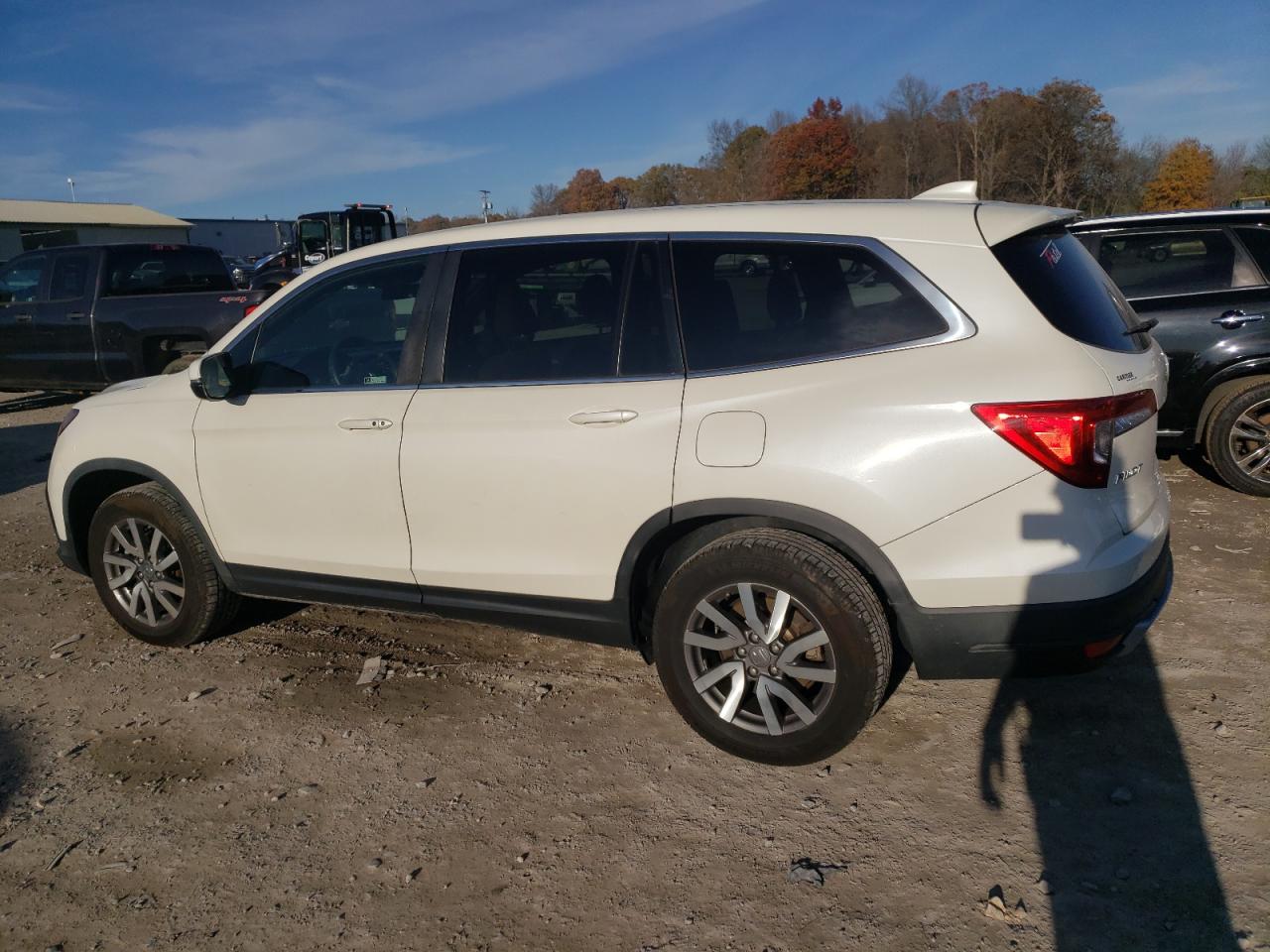 2019 Honda Pilot VIN 5FNYF6H36KB071405 Copart auction photo, side / undercarriage damage thumbnail 2