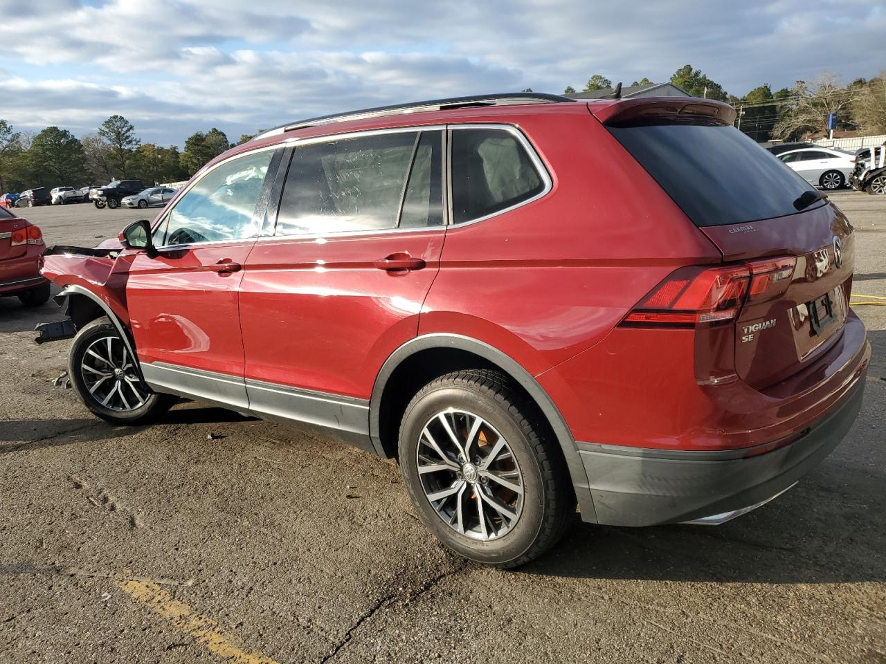 2019 Volkswagen Tiguan VIN 3VV3B7AX5KM073460 Copart auction photo, front end damage thumbnail 2