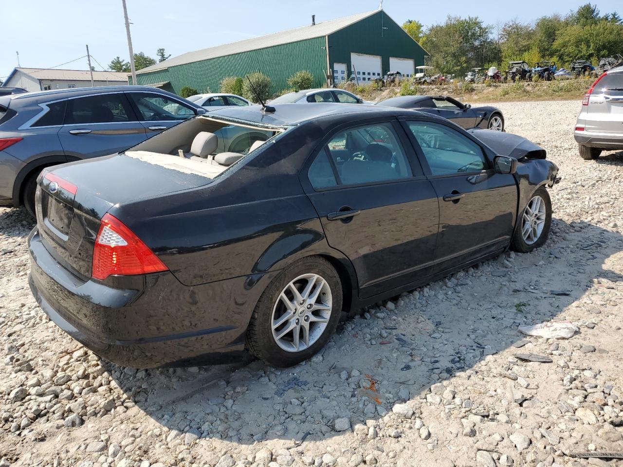 2012 Ford Fusion VIN 3FAHP0GA6CR133935 Copart auction photo, front end / all over damage thumbnail 3