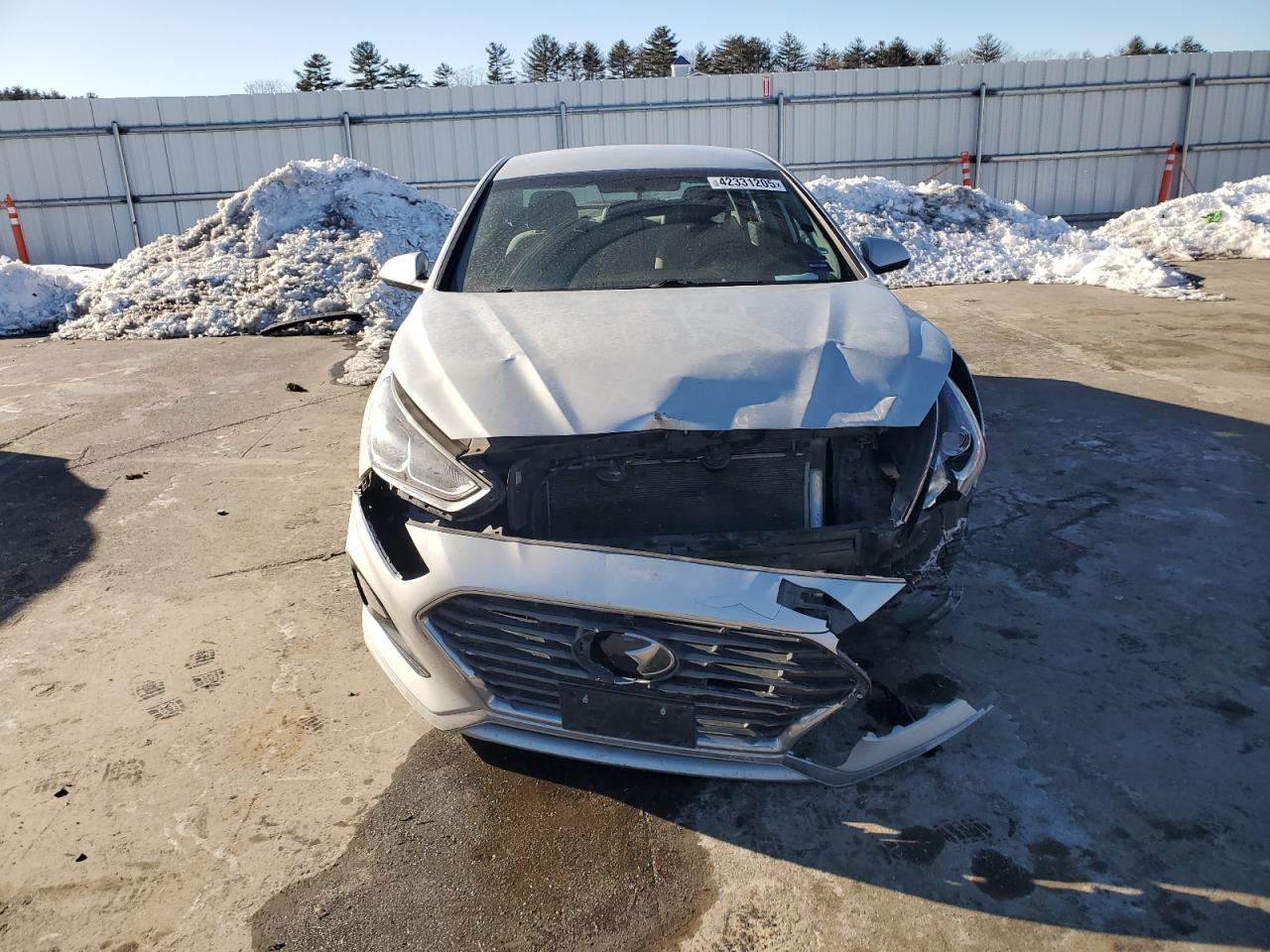 2019 Hyundai Sonata VIN 5NPE24AF7KH788145 Copart auction photo, front end damage thumbnail 5