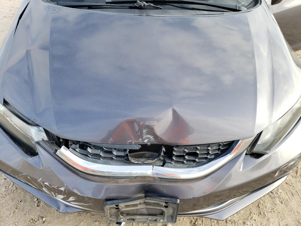 2015 Honda Civic VIN 19XFB2F52FE084535 Copart auction photo, front end damage thumbnail 11