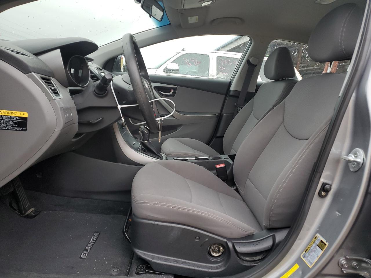 2015 Hyundai Elantra VIN KMHDH4AEXFU221923 Copart auction photo, front end damage thumbnail 7