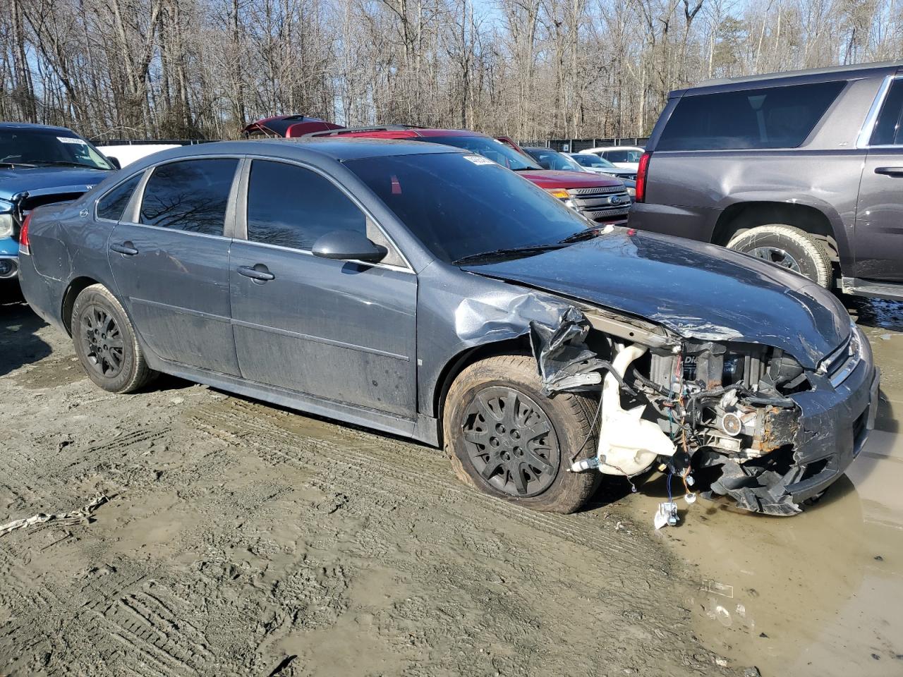 2009 Chevrolet Impala VIN 2G1WS57M691299644 Copart auction photo, front end / rear end damage thumbnail 4