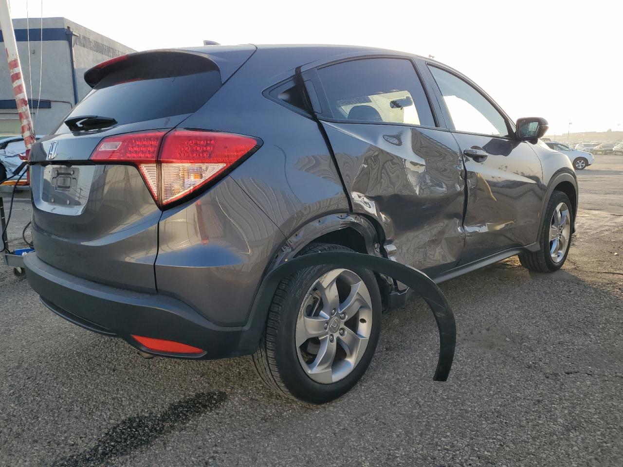 2017 Honda HR-V VIN 3CZRU5H53HG708432 Copart auction photo, all over damage thumbnail 3