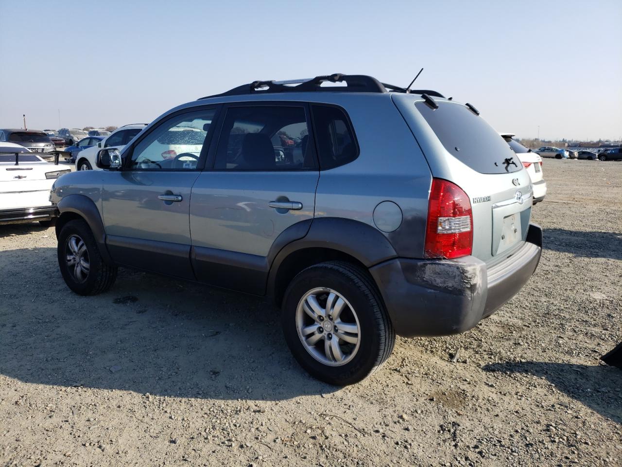 2006 Hyundai Tucson VIN KM8JN12D16U414459 Copart auction photo, front end / side damage thumbnail 2