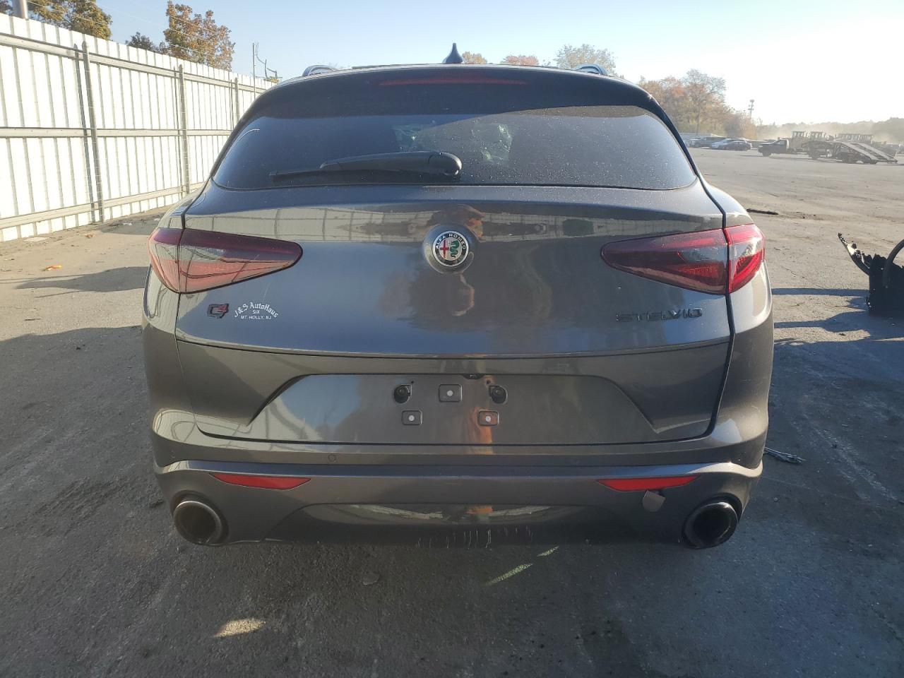 2021 Alfa Romeo Stelvio VIN ZASPAKBN0M7D11450 Copart auction photo, front end / side damage thumbnail 6