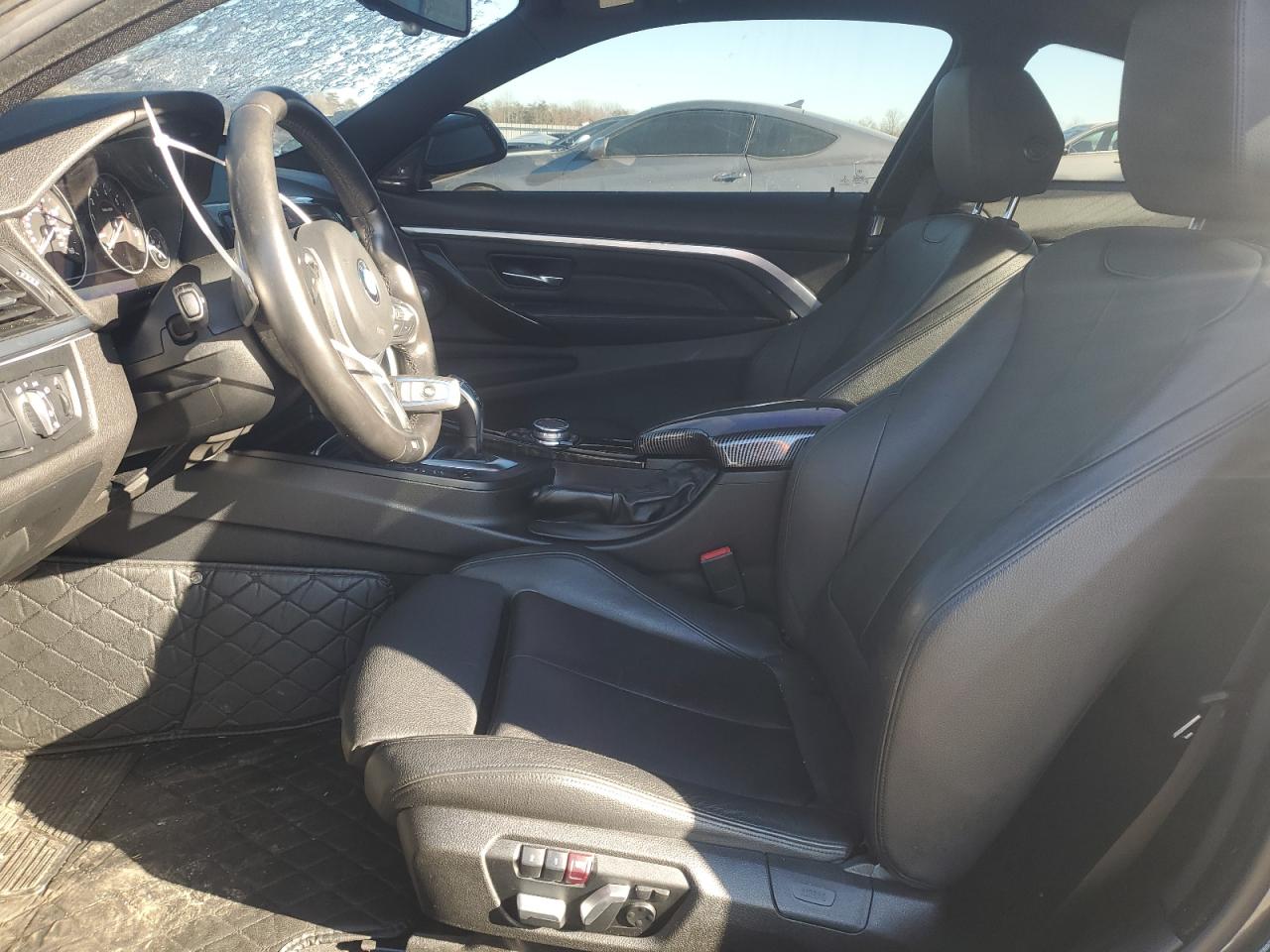 2016 BMW 4er VIN WBA3R1C55GK529018 Copart auction photo, undercarriage / side damage thumbnail 7