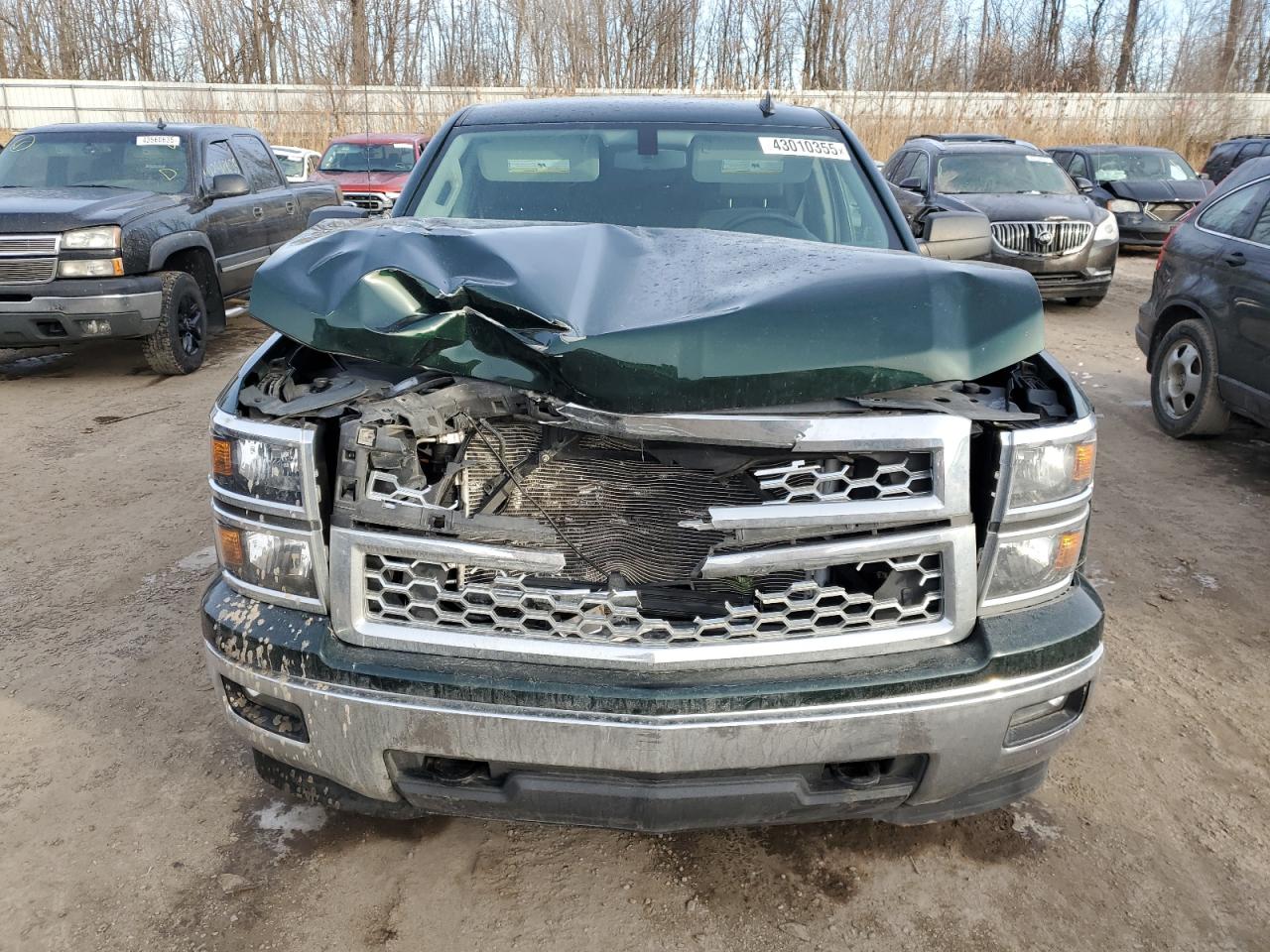2014 Chevrolet Silverado VIN 3GCUKREC6EG523495 Copart auction photo, front end / minor dent/scratches damage thumbnail 5