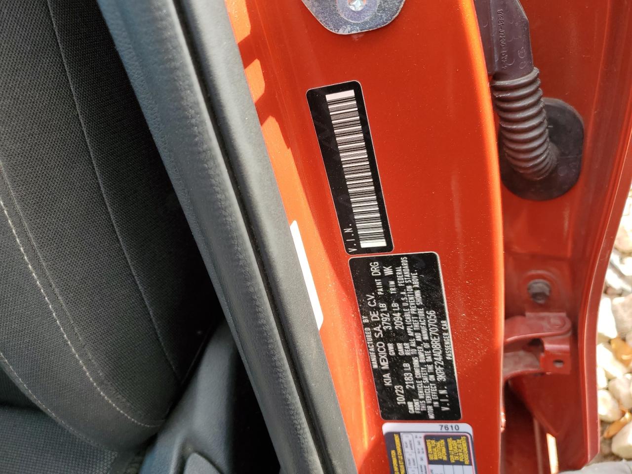 2024 KIA Forte VIN 3KPF24AD8RE707056 Copart auction photo, front end damage thumbnail 15