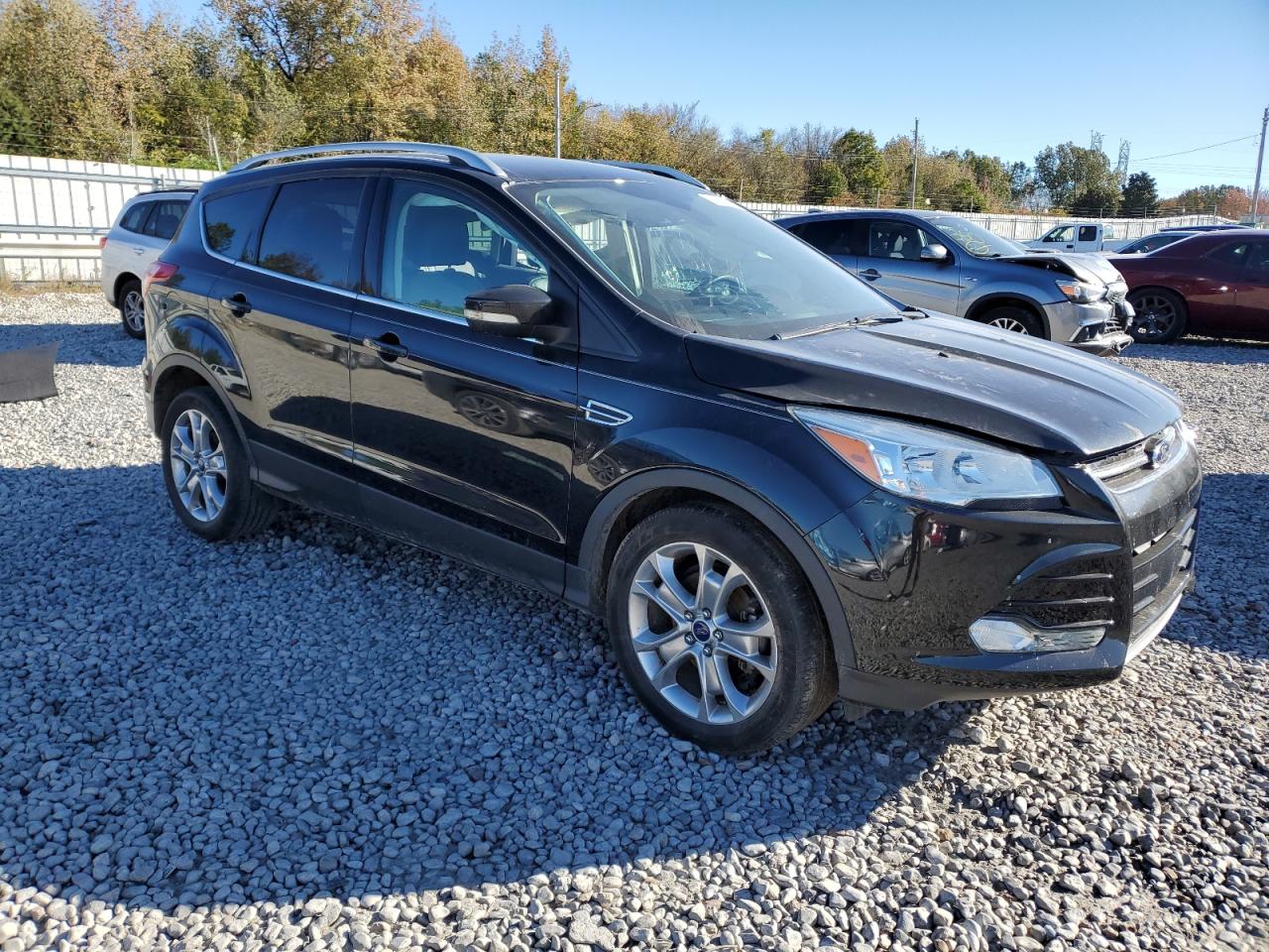 2015 Ford Escape VIN 1FMCU0JXXFUA89845 Copart auction photo, side damage thumbnail 4
