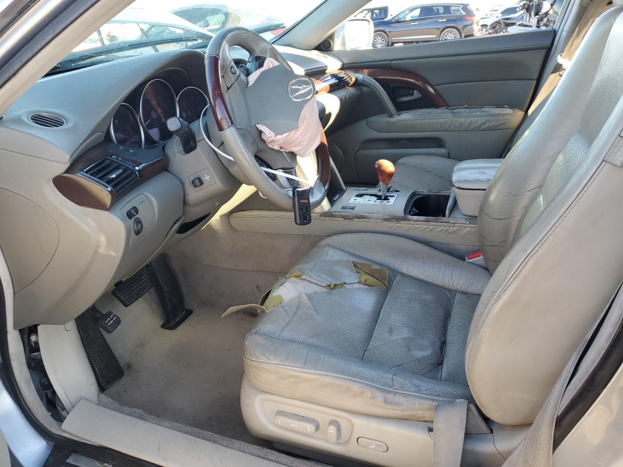 2005 Acura RL VIN JH4KB16585C009366 Copart auction photo, front end / undercarriage damage thumbnail 7