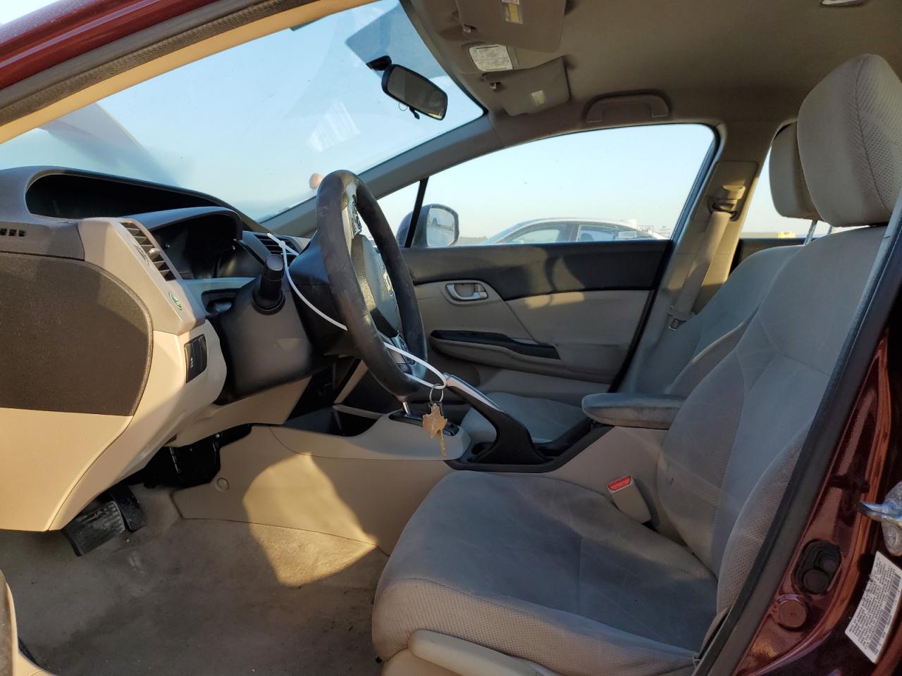 2012 Honda Civic VIN 19XFB2F52CE043706 Copart auction photo, all over / rear end damage thumbnail 7