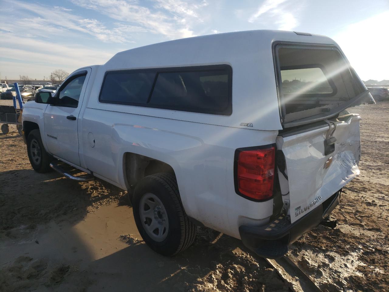 2018 Chevrolet Silverado VIN 1GCNCNEH7JZ285902 Copart auction photo, rear end / front end damage thumbnail 2