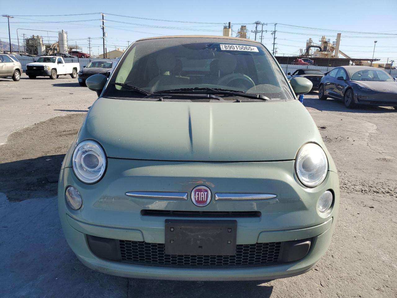 2015 Fiat 500 VIN 3C3CFFDRXFT507785 Copart auction photo, minor dent/scratches damage thumbnail 5