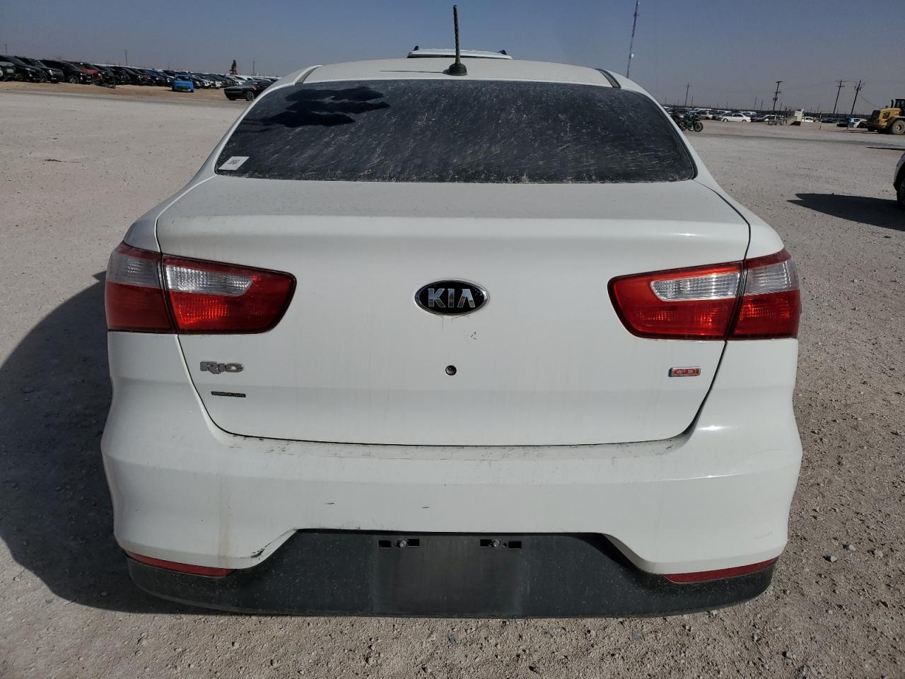 2016 KIA Rio VIN KNADM4A38G6670549 Copart auction photo, front end / side damage thumbnail 6