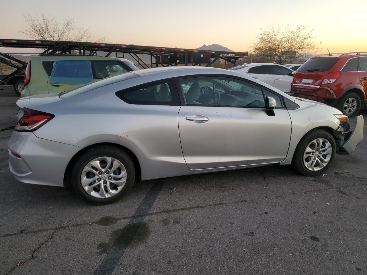 2014 Honda Civic VIN 2HGFG3B56EH521180 Copart auction photo, front end damage thumbnail 3