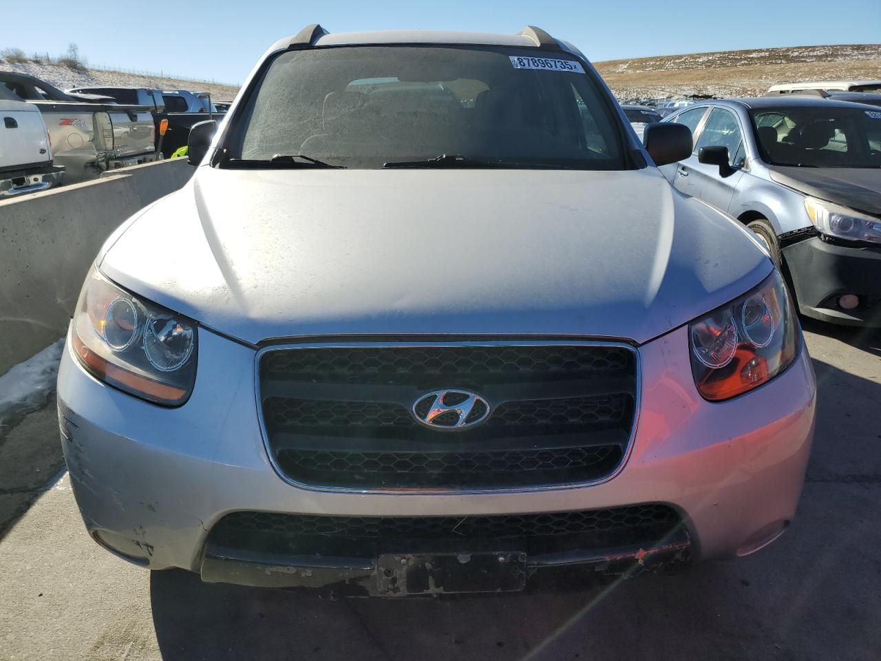 2009 Hyundai Santa Fe VIN 5NMSG13D59H309761 Copart auction photo, front end / side damage thumbnail 5