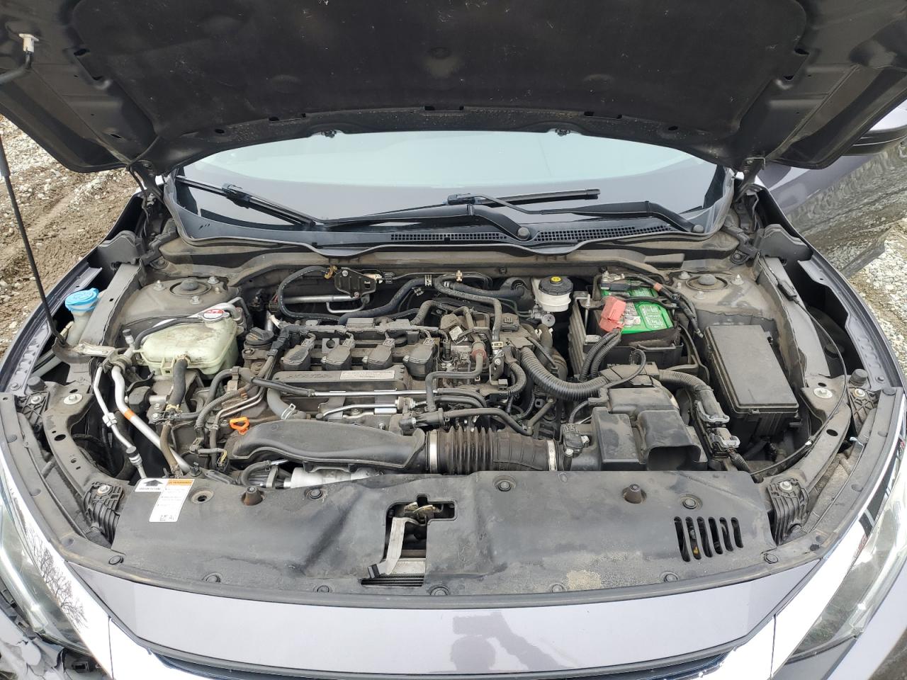 2017 Honda Civic VIN 2HGFC1F85HH646034 Copart auction photo, all over damage thumbnail 11