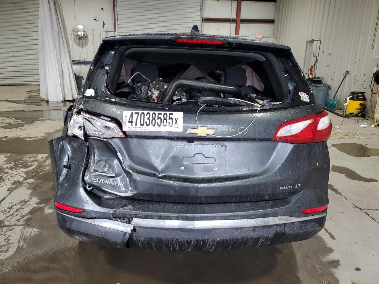 2021 Chevrolet Equinox VIN 3GNAXUEVXML333673 Copart auction photo, front end / all over damage thumbnail 6