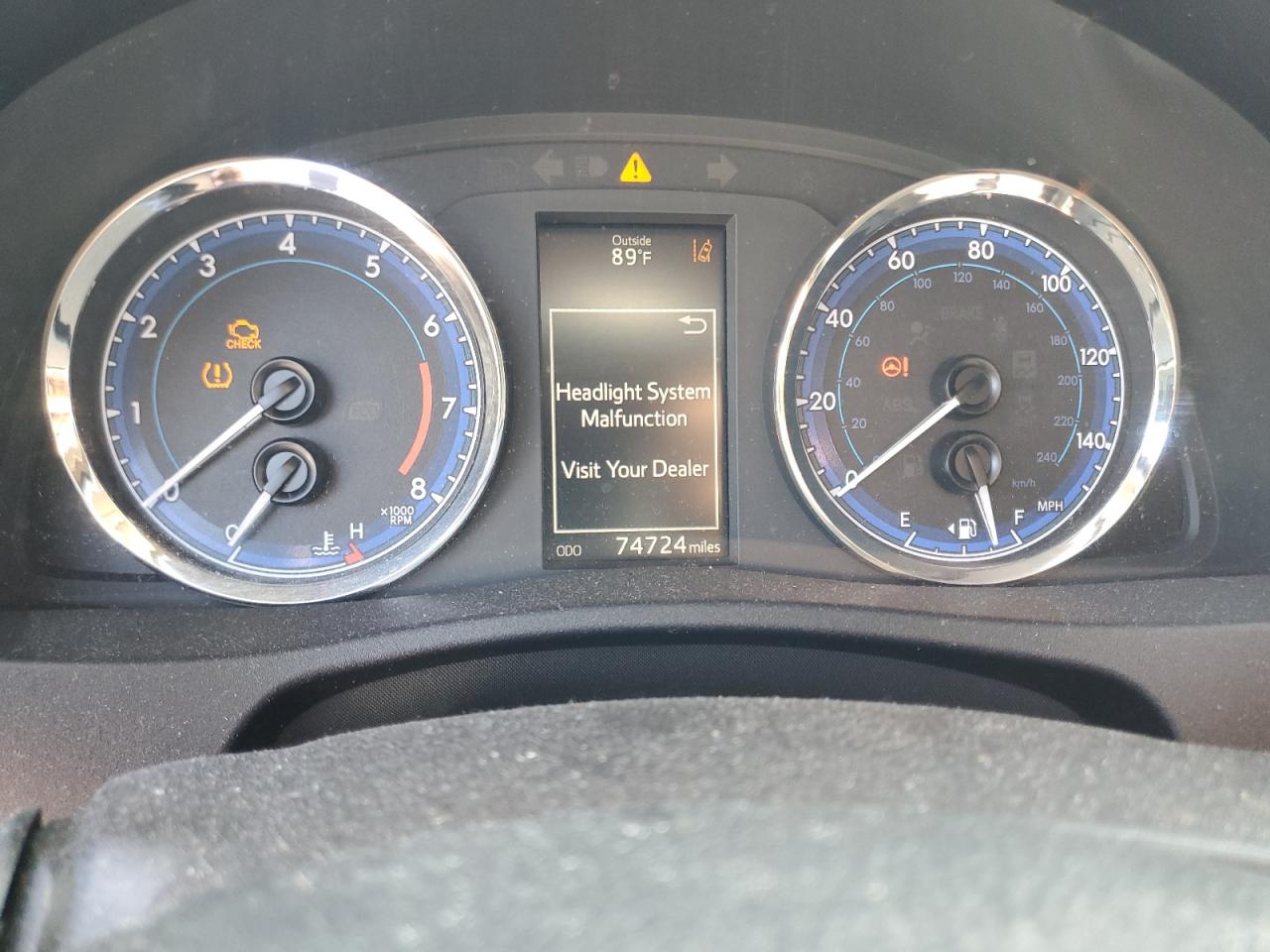 2018 Toyota Corolla VIN 2T1BURHE5JC114195 Copart auction photo, front end damage thumbnail 9