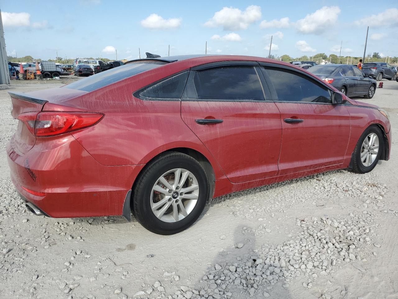 2017 Hyundai Sonata VIN 5NPE24AF7HH563474 Copart auction photo, front end / undercarriage damage thumbnail 3