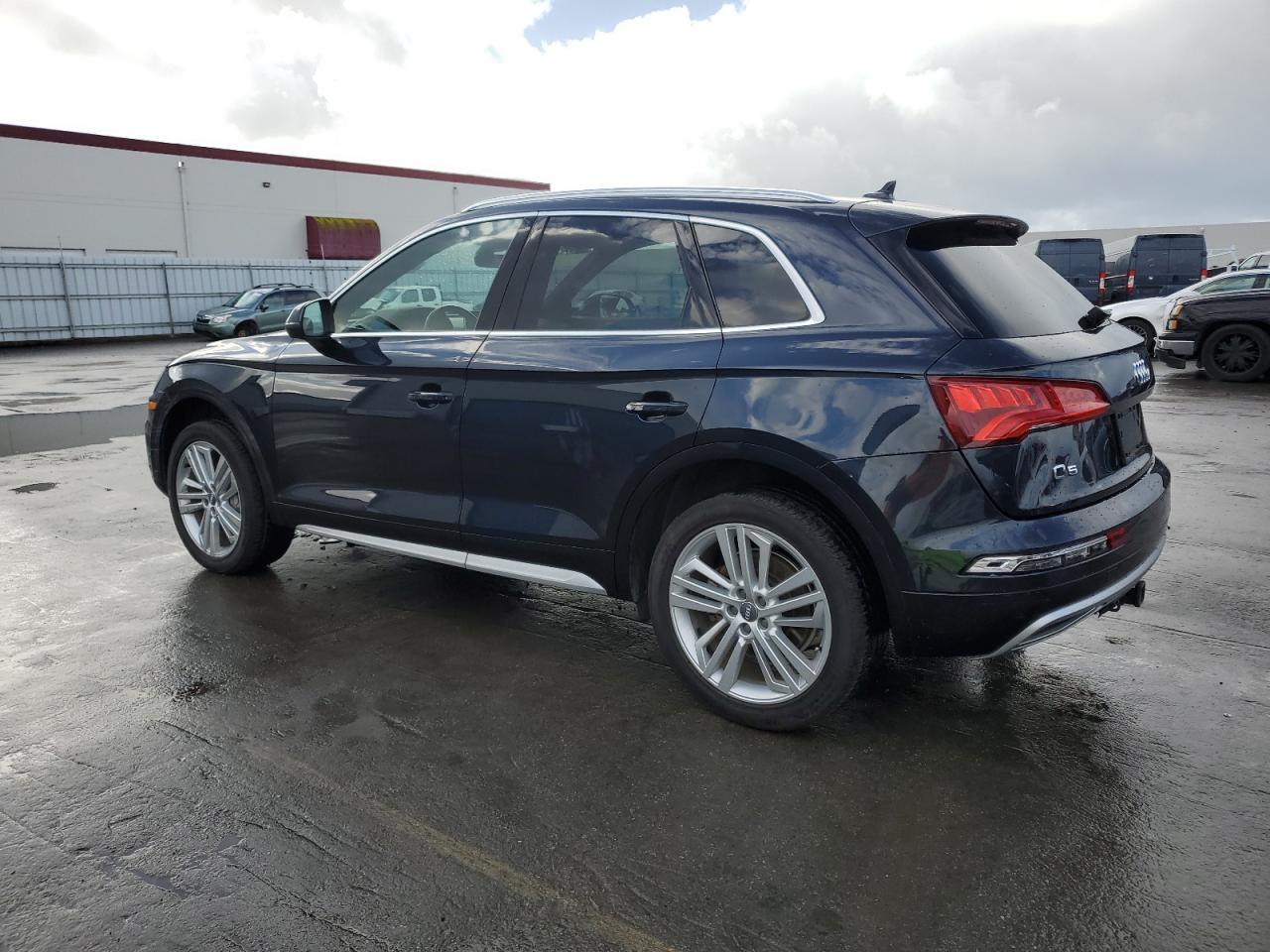 2018 Audi Q5 VIN WA1BNAFY1J2245340 Copart auction photo, side damage thumbnail 2