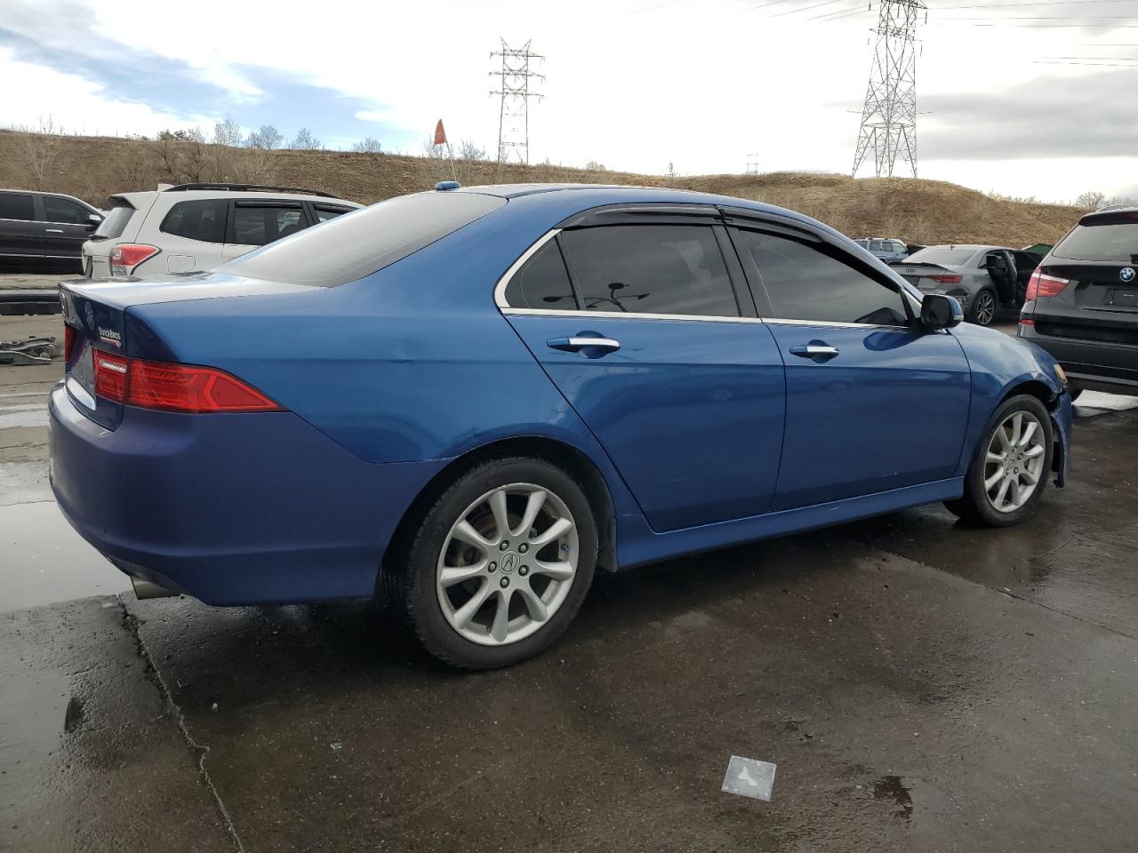2007 Acura TSX VIN JH4CL96967C014703 Copart auction photo, front end / rear end damage thumbnail 3