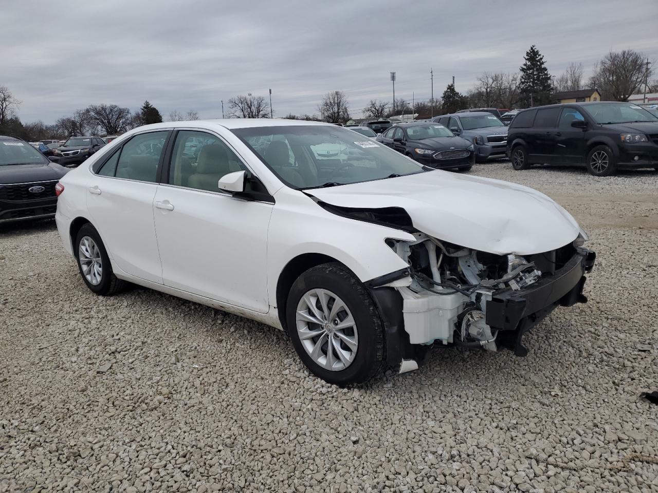 2017 Toyota Camry VIN 4T1BF1FK2HU791721 Copart auction photo, front end damage thumbnail 4