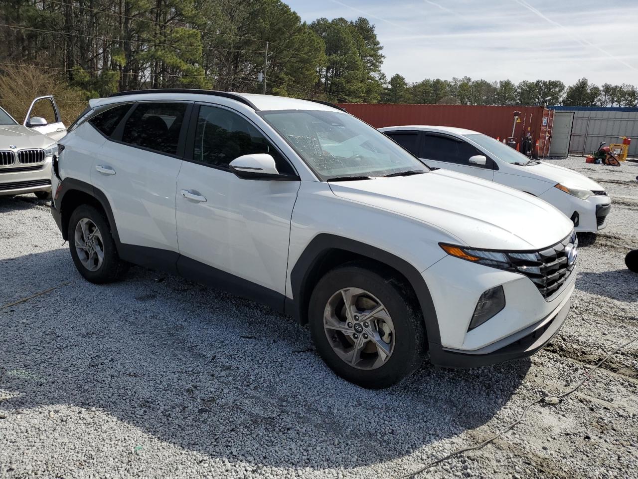 2022 Hyundai Tucson VIN 5NMJBCAE6NH151829 Copart auction photo, rear end / minor dent/scratches damage thumbnail 4