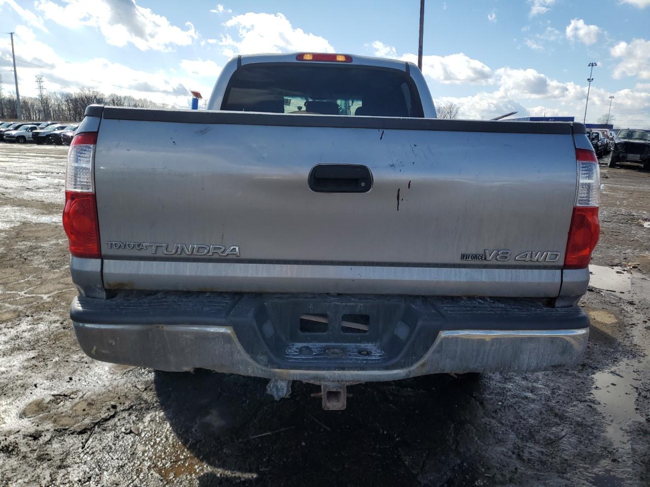 2006 Toyota Tundra VIN 5TBDT44146S504066 Copart auction photo, undercarriage damage thumbnail 6