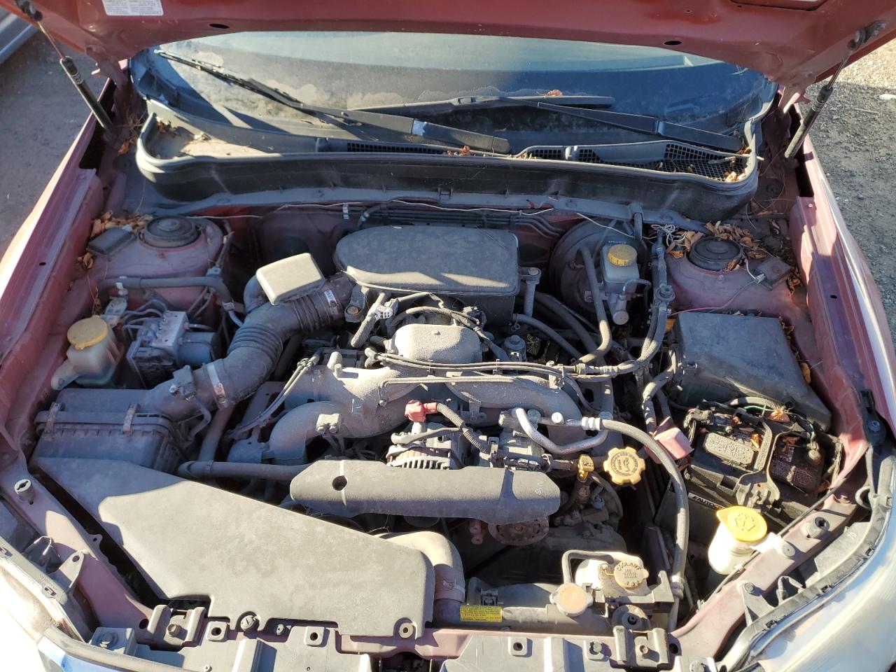 2010 Subaru Forester VIN JF2SH6BC7AH768123 Copart auction photo, mechanical damage thumbnail 11